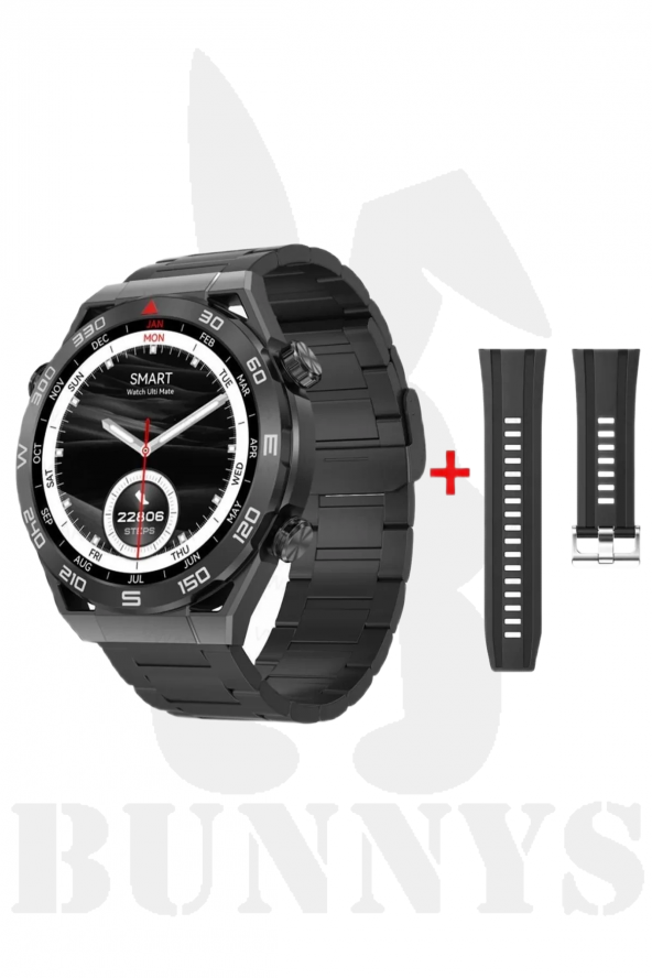 Samsung Galaxy A20 Uyumlu Akıllı Saat Konuşma Özellikli Watch 46mm