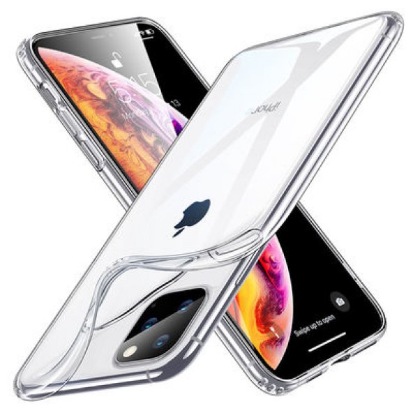Apple iPhone 11 Pro Max Darbe Emici Korumalı Lüks Şeffaf Kılıf