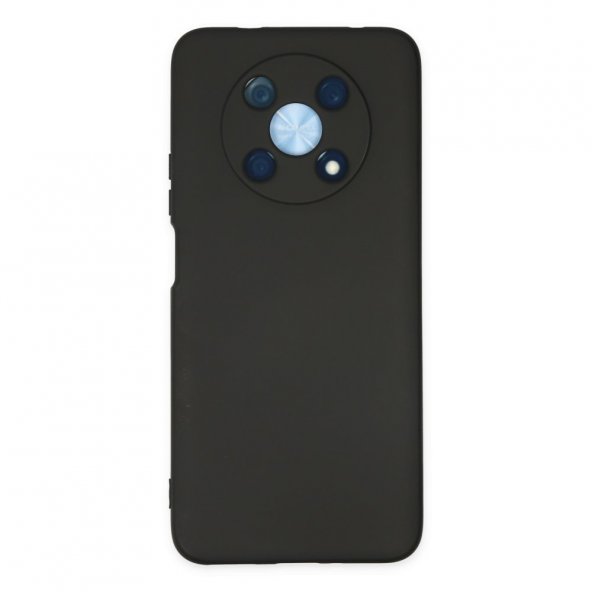 Huawei Nova Y90 Kılıf Nano içi Kadife Silikon - Siyah