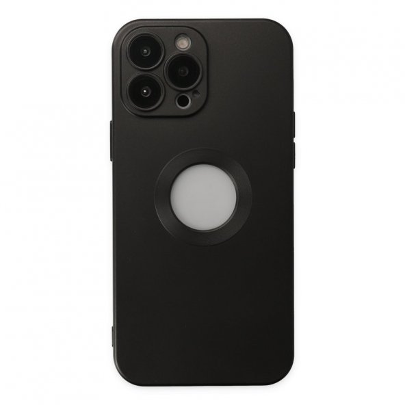 iPhone 14 Pro Kılıf Vamos Lens Silikon - Siyah