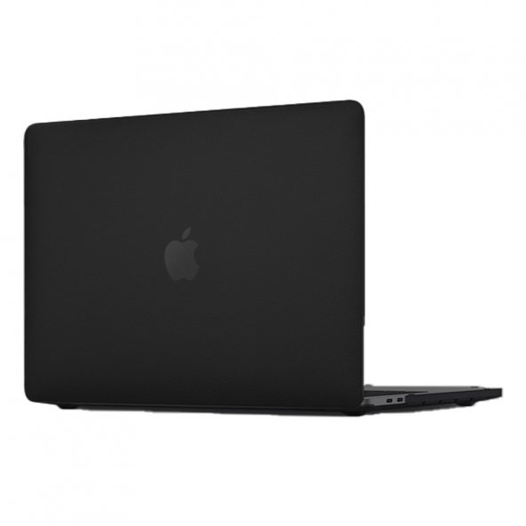 Macbook Pro 16.2 2021 Macbook Buzlu Kapak - Siyah