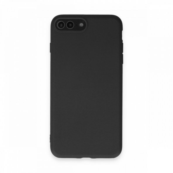 İphone 7 Plus Kılıf Lansman Glass Kapak - Siyah