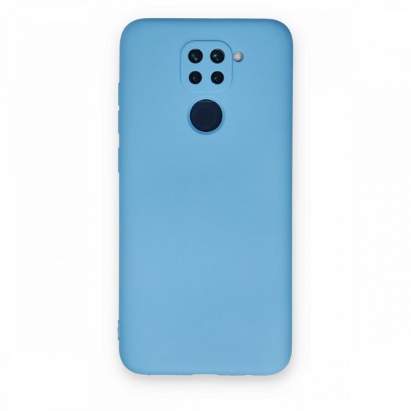Xiaomi Redmi Note 9 Kılıf Nano İçi Kadife Silikon - Mavi