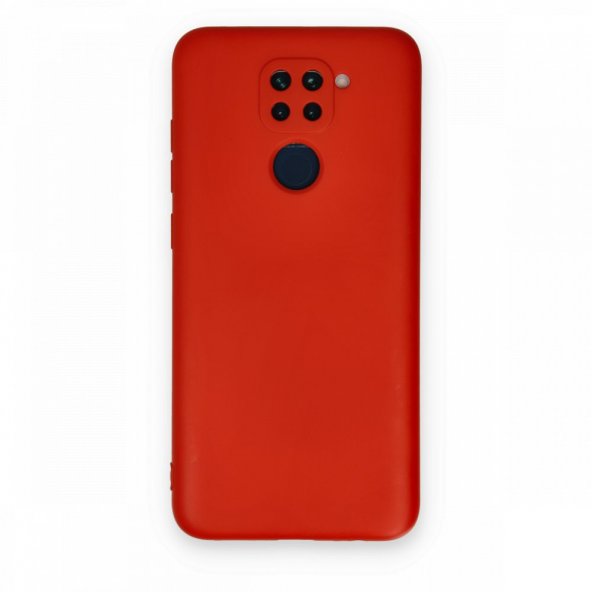 Xiaomi Redmi Note 9 Kılıf Nano İçi Kadife Silikon - Kırmızı