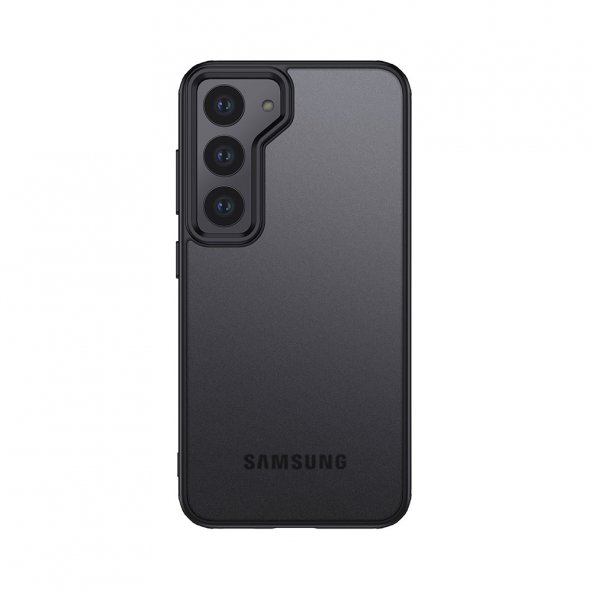 Samsung Galaxy S23 Plus Kılıf Köşe Korumalı Arkası Mat Buzlu Sert Kapak (VOLKS)