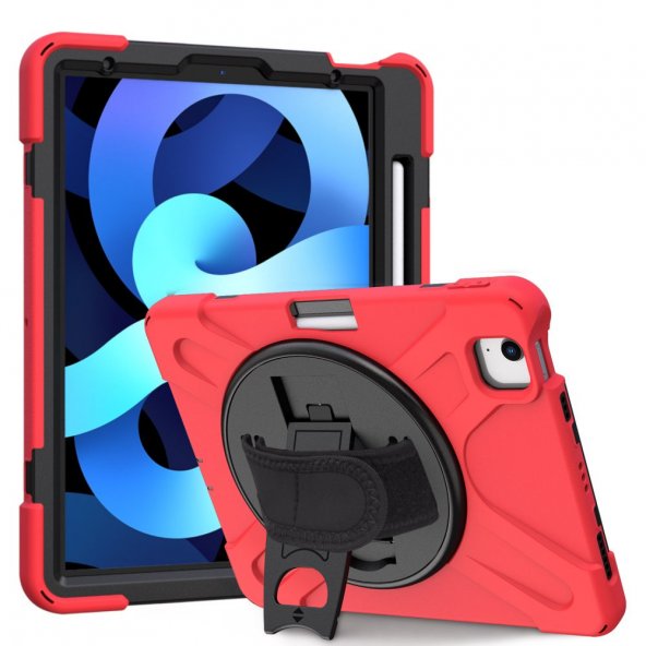 iPad Pro 11 (2018) Kılıf Amazing Tablet Kapak - Kırmızı