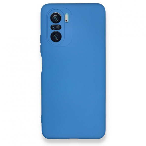 Xiaomi Mi 11i Kılıf Nano içi Kadife Silikon - Mavi