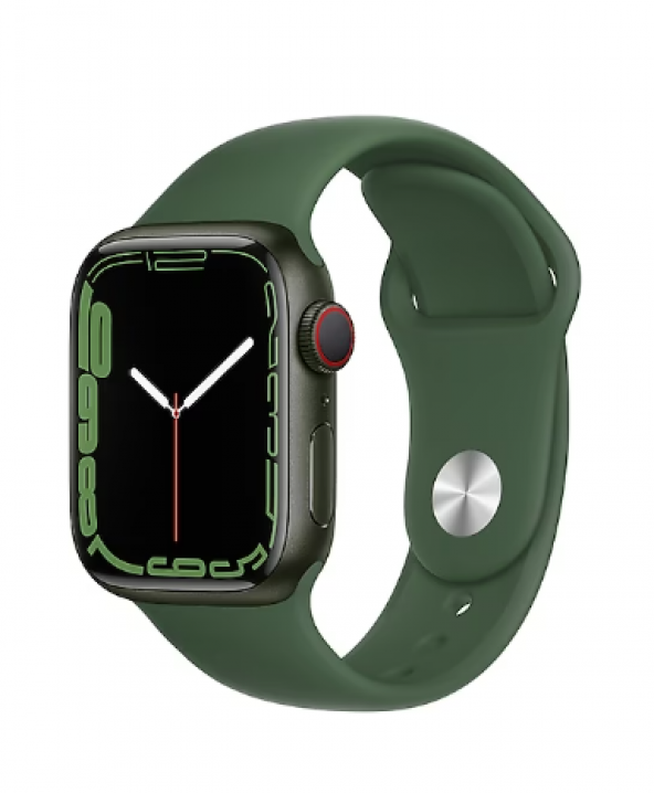 Apple Watch Series 7 GPS + Cellular 41mm Yeşil Alüminyum Kasa ve Spor Kordon Akıllı Saat
