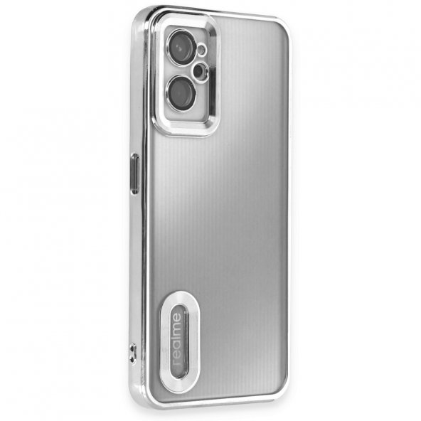 XD Realme 9i 4G Kılıf Slot Silikon - Gümüş