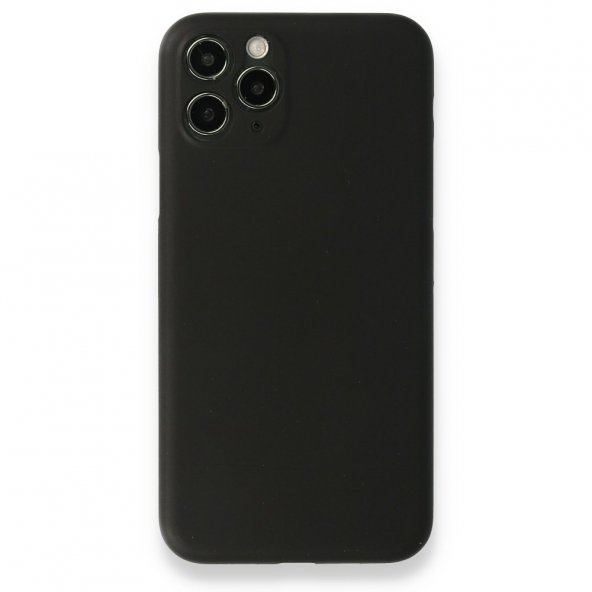 iPhone 11 Pro Kılıf PP Ultra İnce Kapak - Siyah