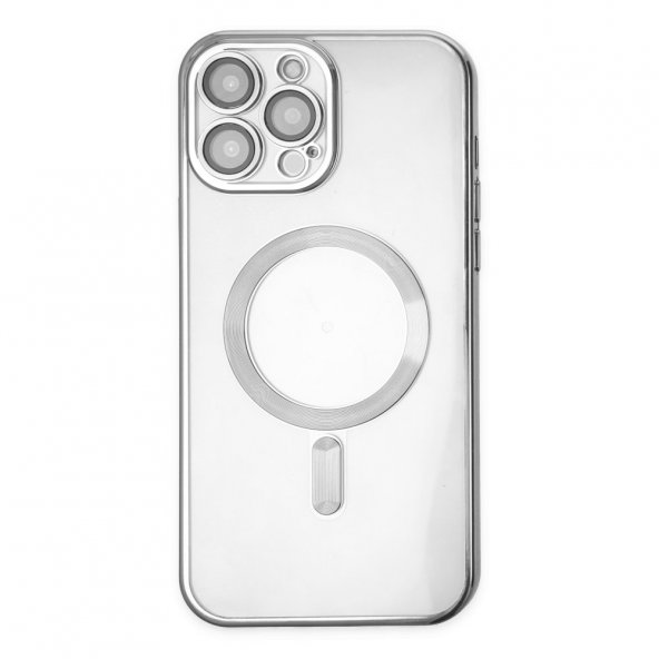 XD iPhone 14 Pro Kılıf Kross Magneticsafe Kapak - Gümüş